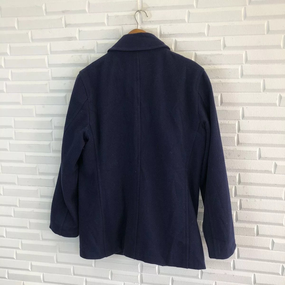 Mackintosh Heavy Coats MACKINTOSH PHILOSOPHY ADMIRAL MELTON WOOL JACKET Blue