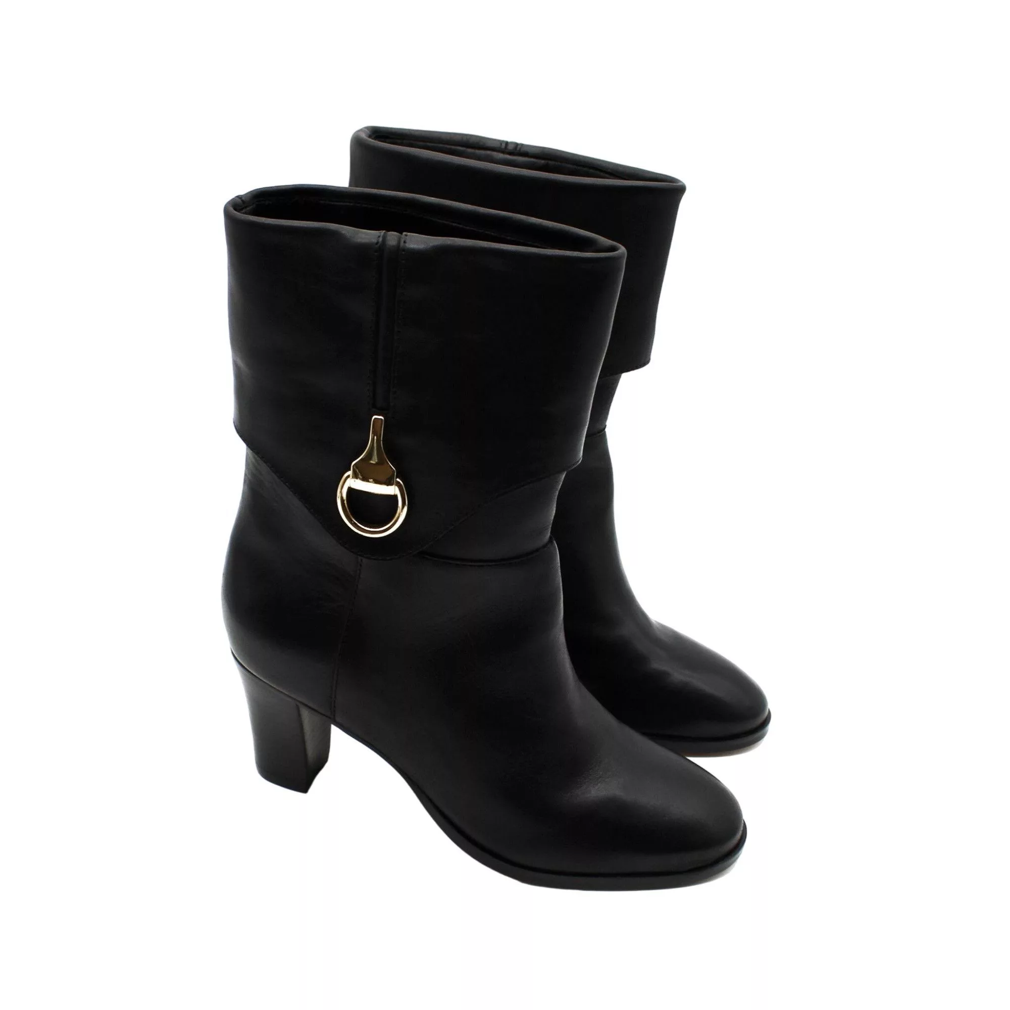 Other Boots Other Arezzo Womans Heeled Boots- Black