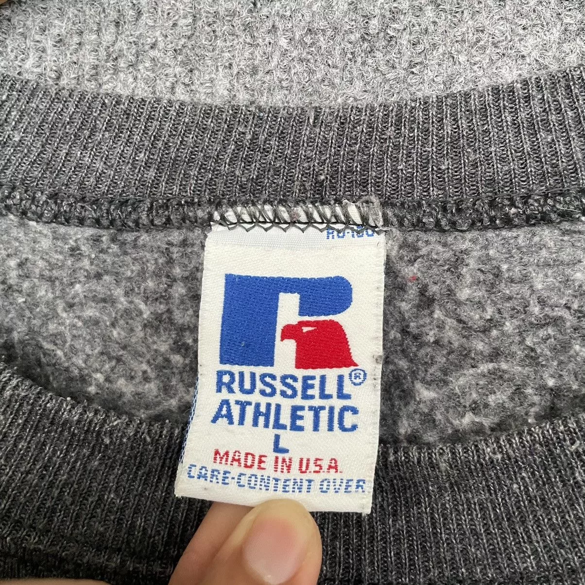 Russell Athletic Sweatshirts Hoodies Russell Athletic × Vintage Vintage 90s Pacific Cataract And Laser Institute Crewneck Gray