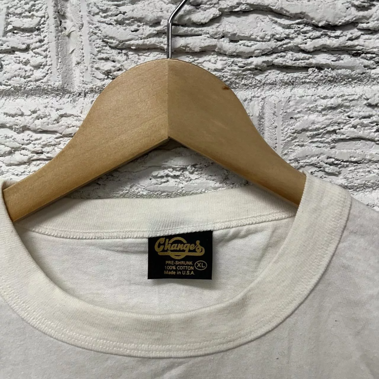 Changes Short Sleeve T Shirts RARE Vintage Bart Simpson Changes Single Stitch Surfing White