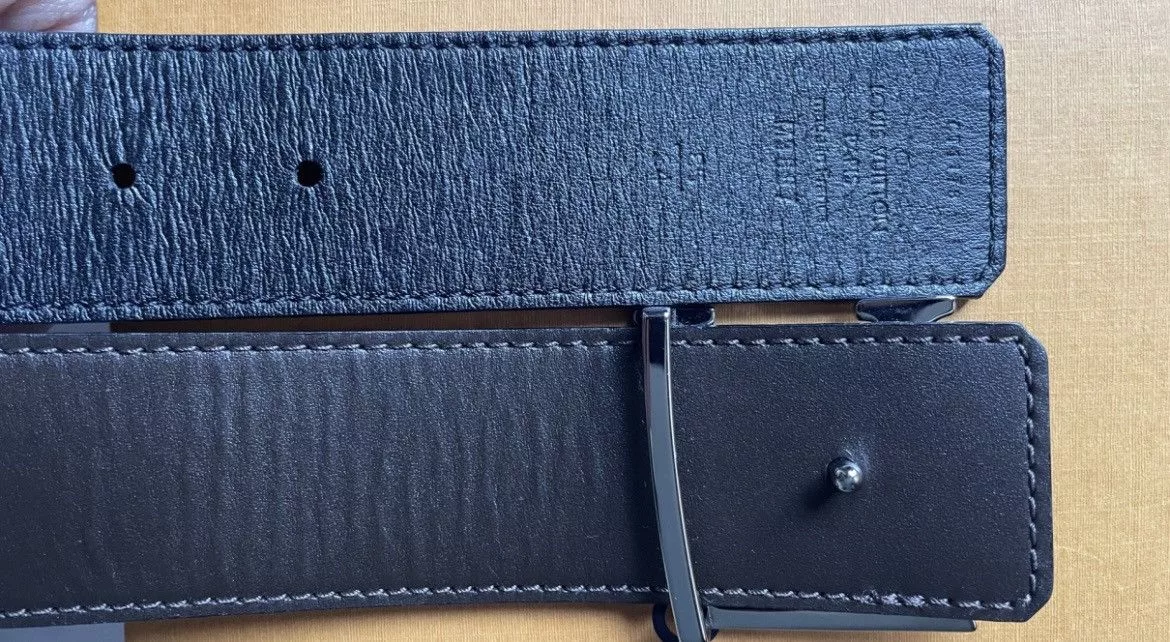 Louis Vuitton Belts Louis Vuitton Initiales Reversible Leather Belt 85cm Black