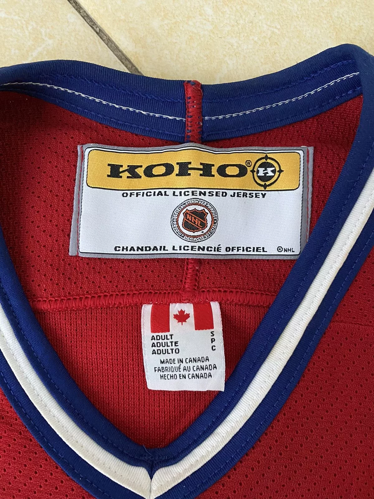Koho Jerseys Koho × Vintage Jersey vintage koho nhl montreal canadiens Red