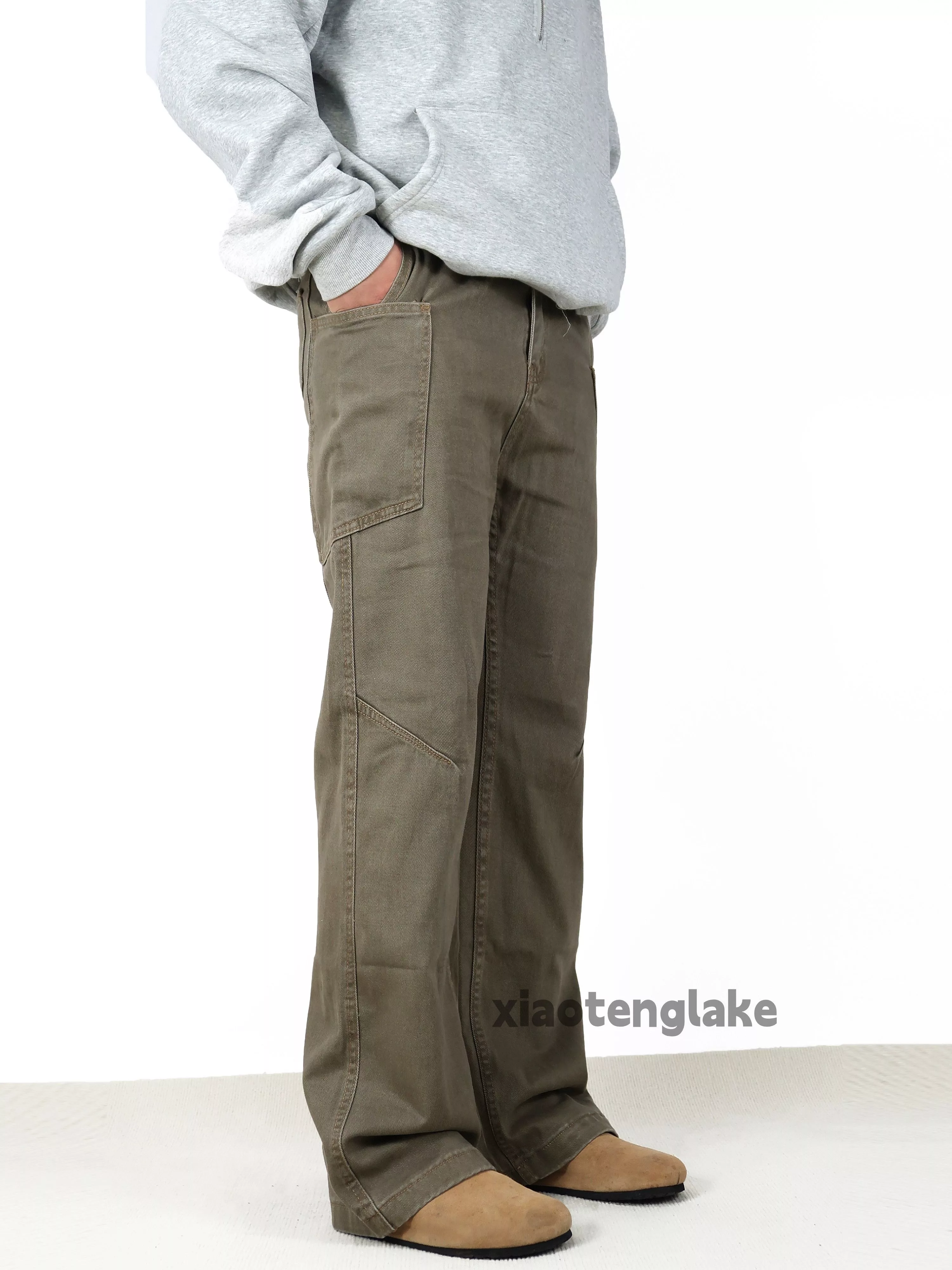 Designer Casual Pants Designer × Japanese Brand × Vintage utility workwear outdoor sports patchwork cargo pants Multi