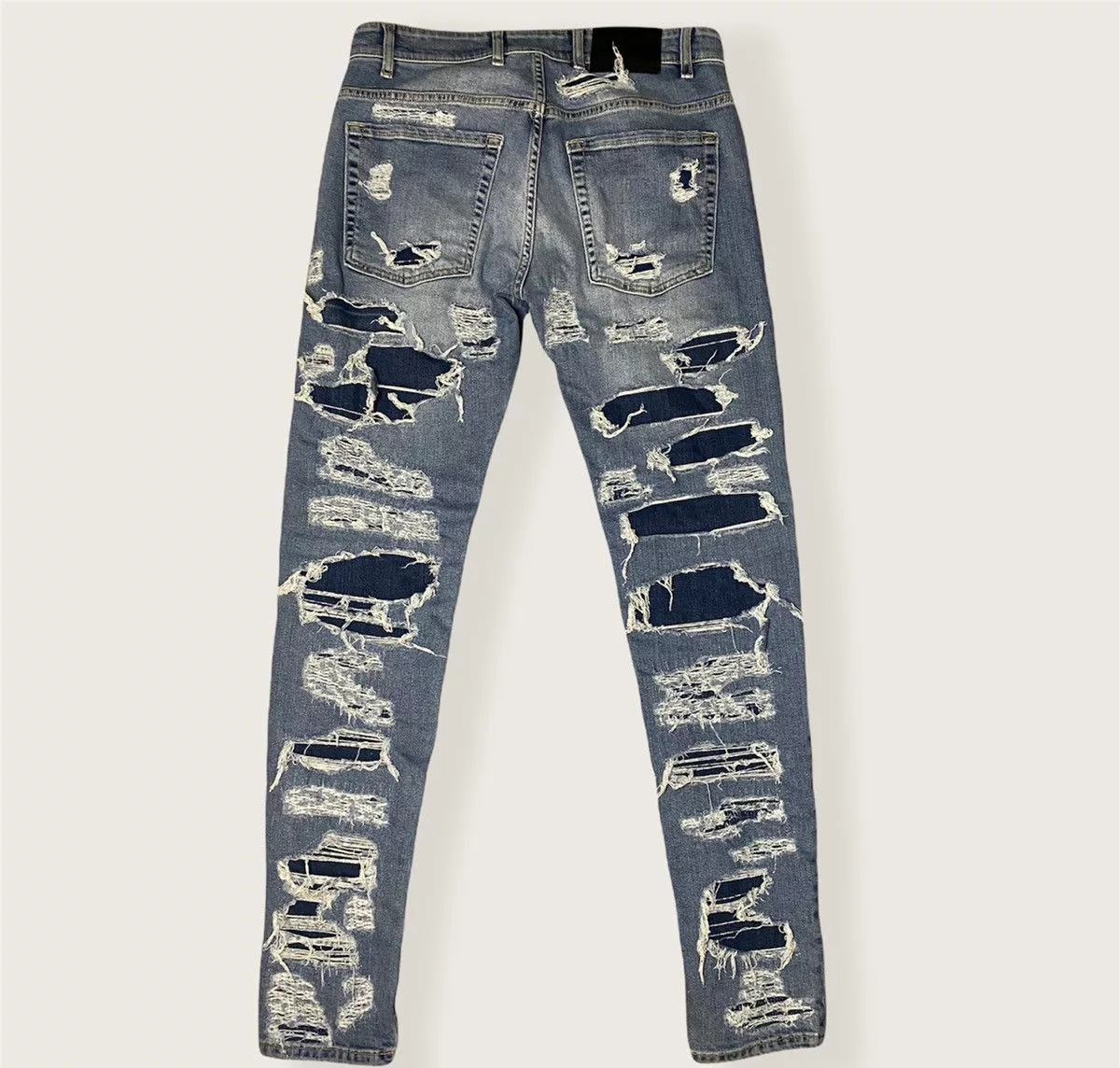 Represent Clo. Denim Represent Clo. Represent Shredded Denim Blue