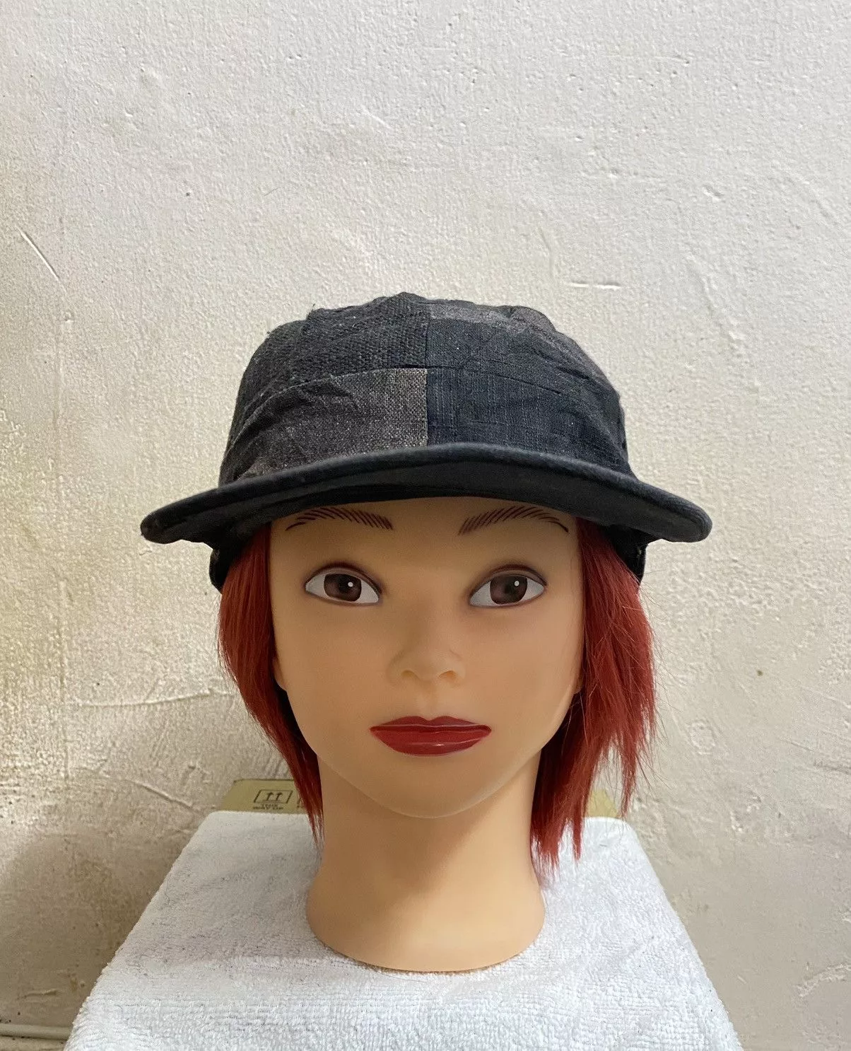 Japanese Brand Hats Japanese Brand Japanese Patchwork Cap Black