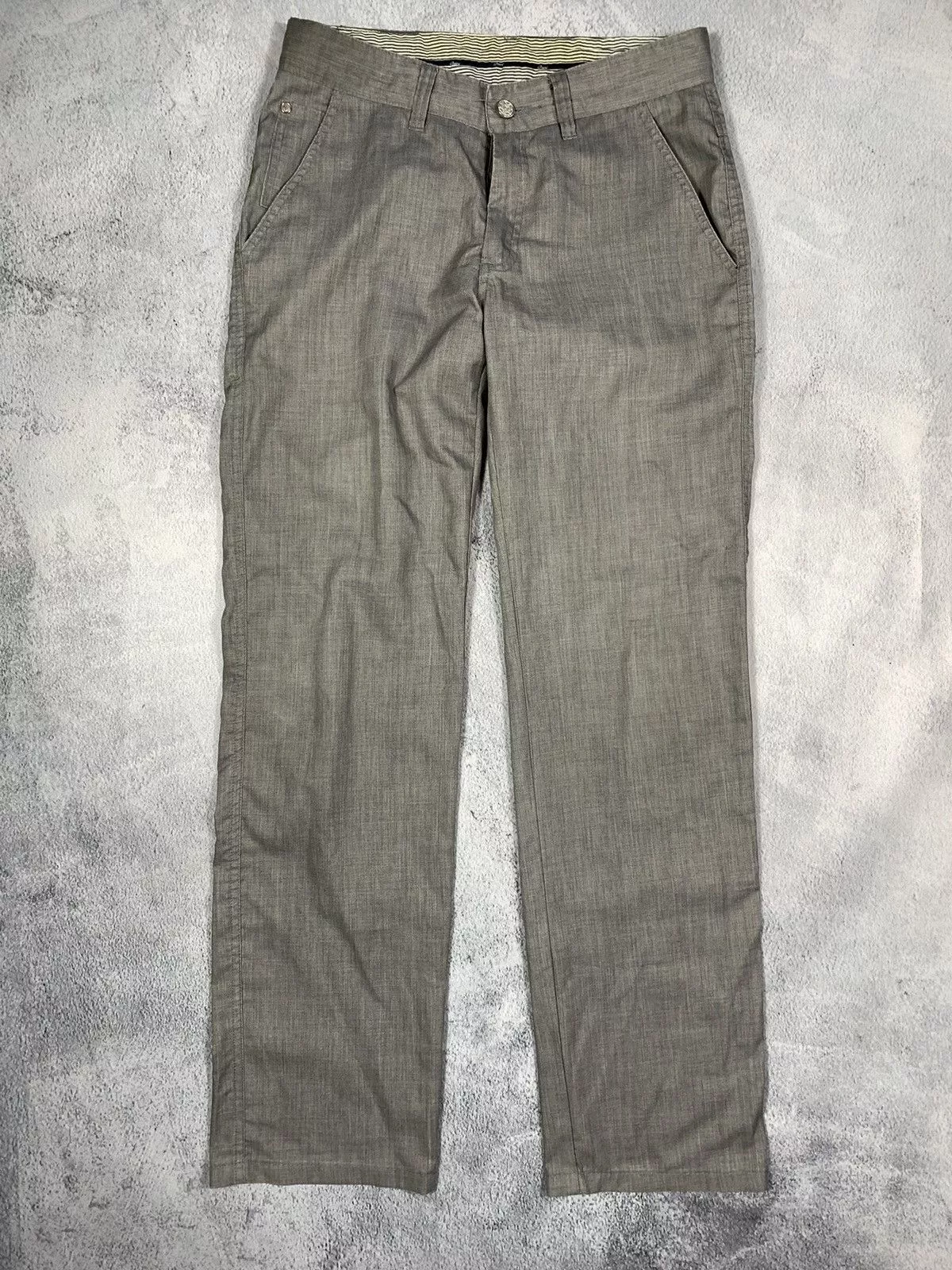 Brioni Casual Pants Brioni × Japanese Brand × Vintage Vintage Y2K Brioni beige classic pants size Gray