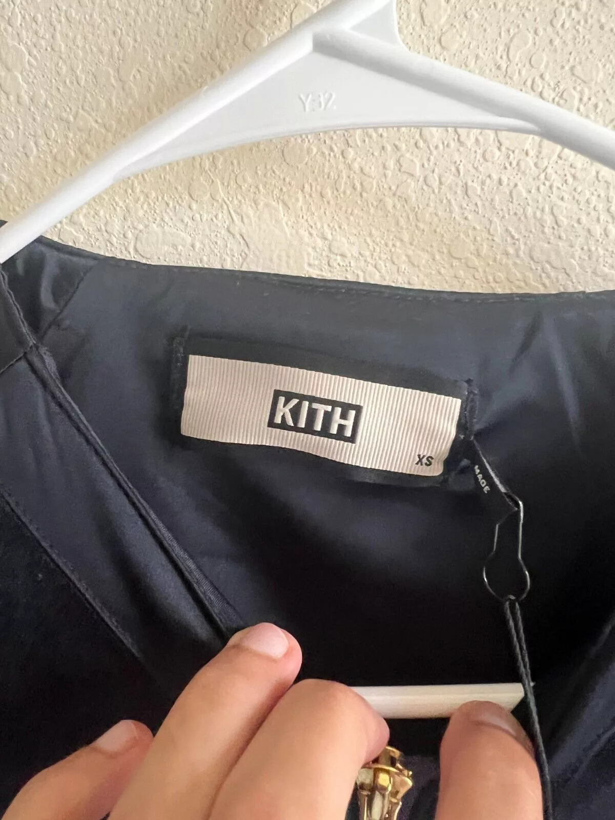 Kith Light Jackets Kith Lidl Velour Baseball Jersey M Navy Blue