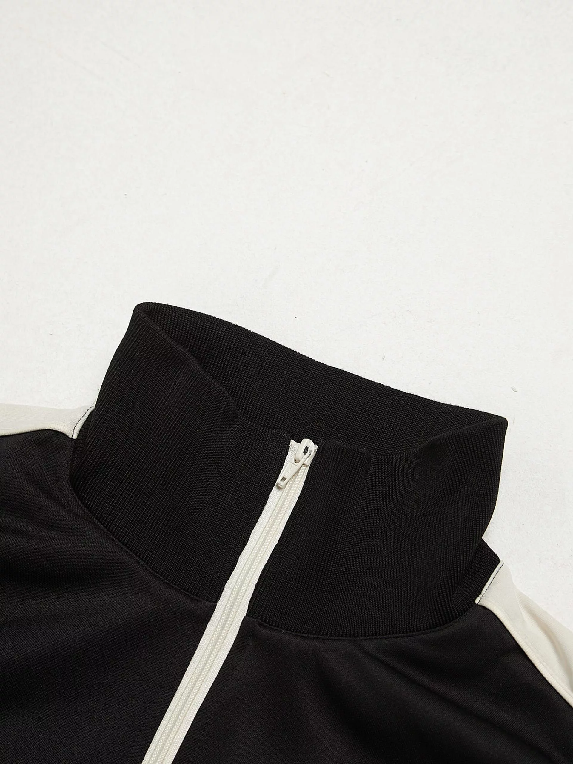 Ambush Design Parkas Ambush Design Black White Striped Polyester Zipped Jacket
