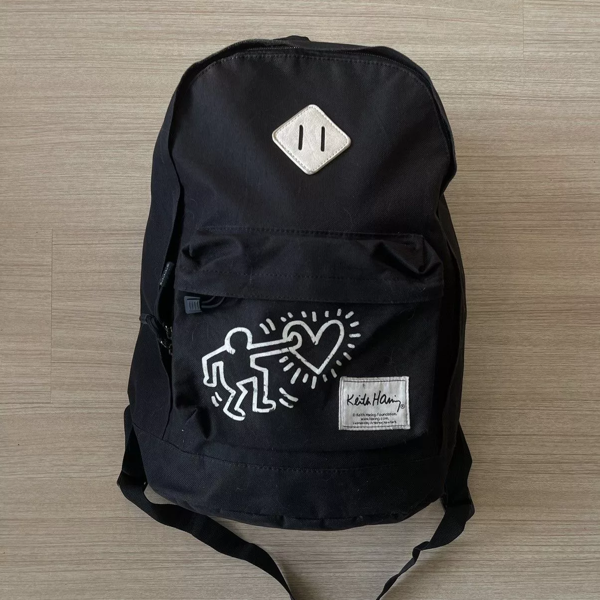 Keith Haring Bags Luggage Keith Haring Foundation Backpack Black Vintage