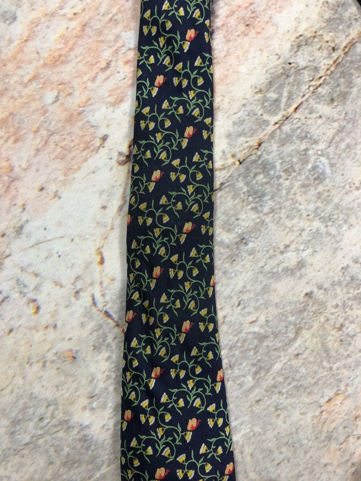 Hermes Ties Pocketsquares Hermes silk tie Green