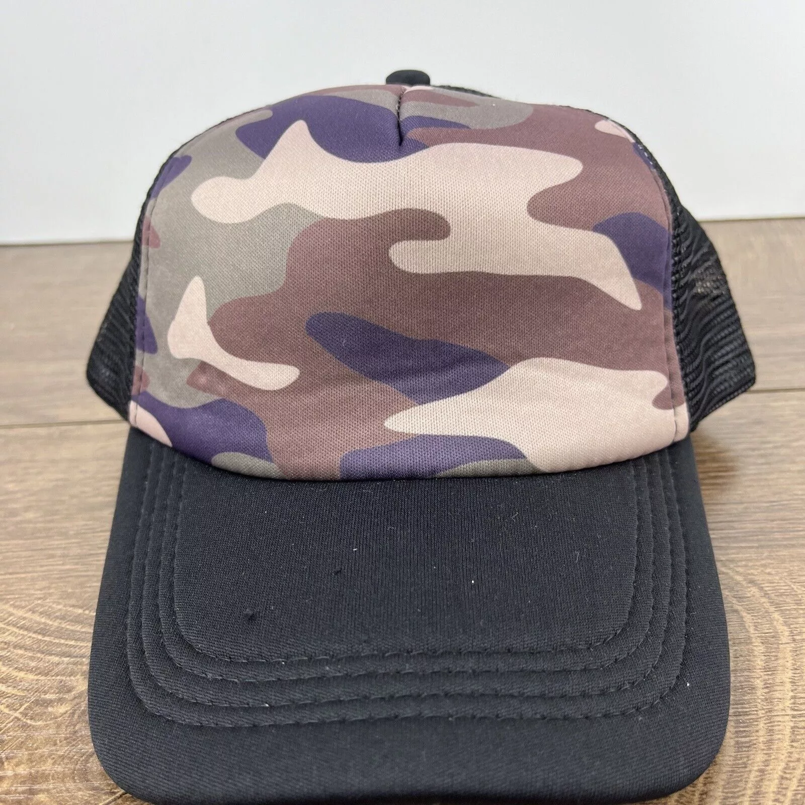 Other Hats Other Camo Hat Brown Black Hat Snapback Adjustable Adult Size Blac