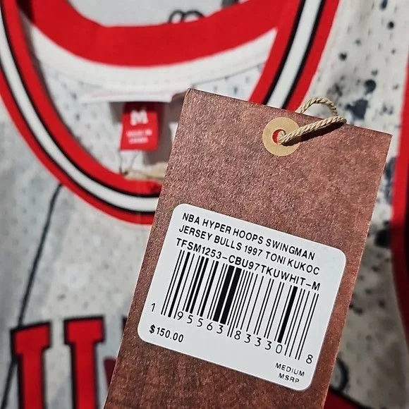 Mitchell & Ness Jerseys Mitchell & Ness Chicago Bulls Throwback Jersey Tony Kukoc Medium NWT Red