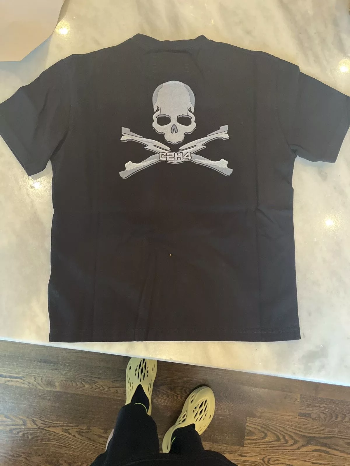 Mastermind Japan Short Sleeve T Shirts Mastermind Japan MasterMind x C2H4 tee shirt Black