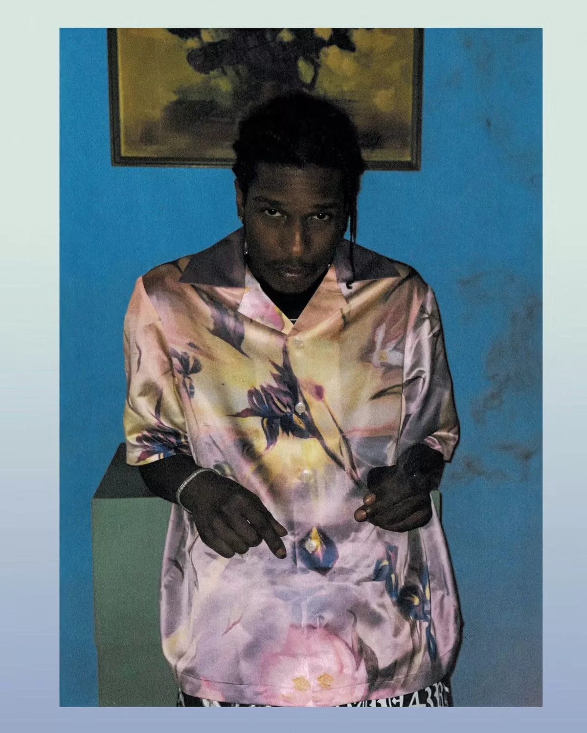 A$AP Rocky Shirts Button Ups Ne. Sense x Cozy World J Shirt J. Scott A$AP Rocky Purple