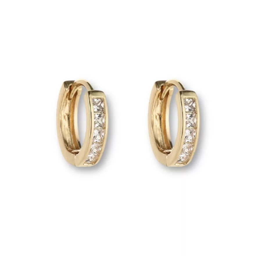 Other Earrings Other CZ Small Gold Hoop Earrings for Women Men