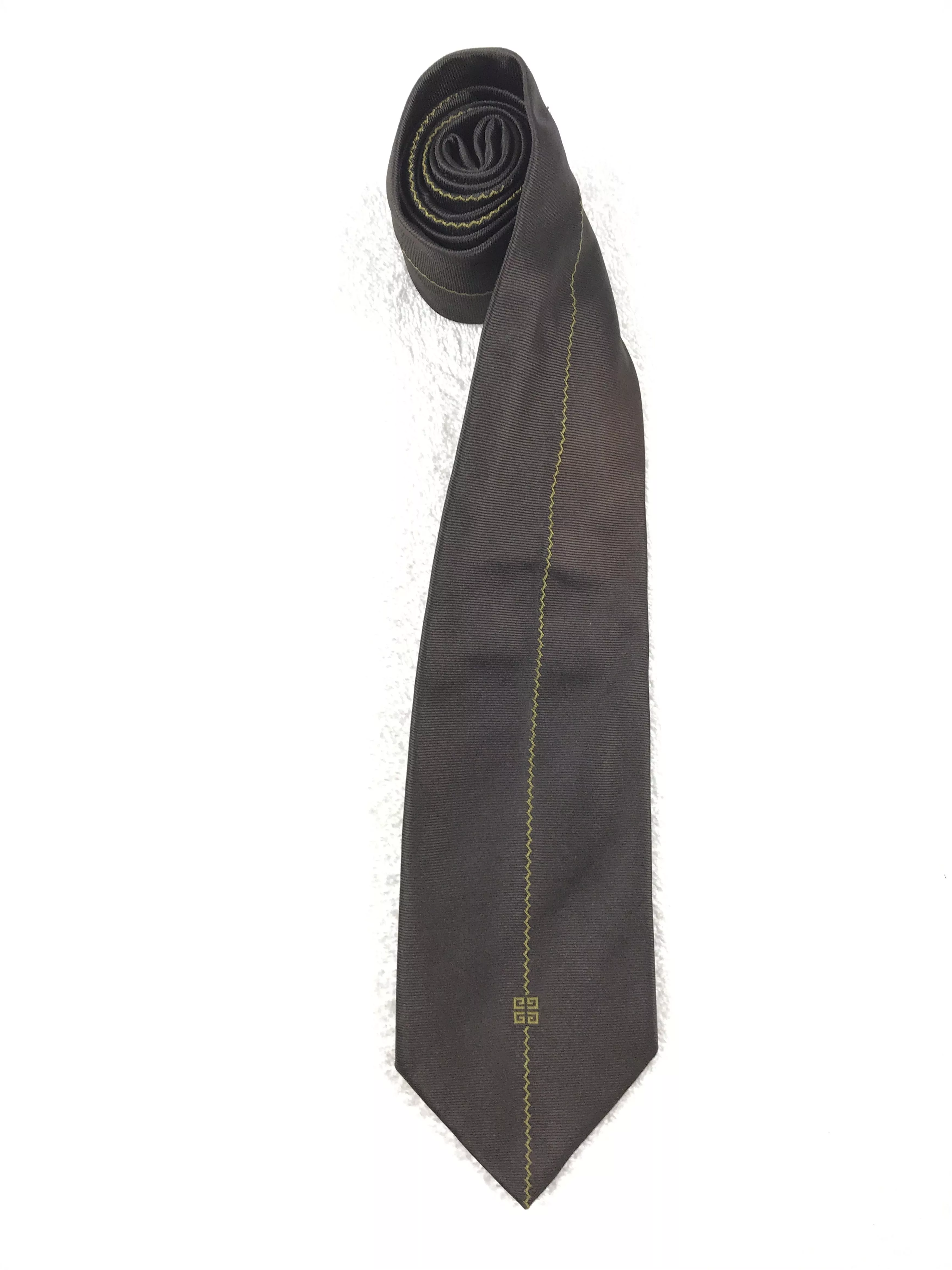 Givenchy Ties Pocketsquares Vintage Givenchy Silk Necktie Brown