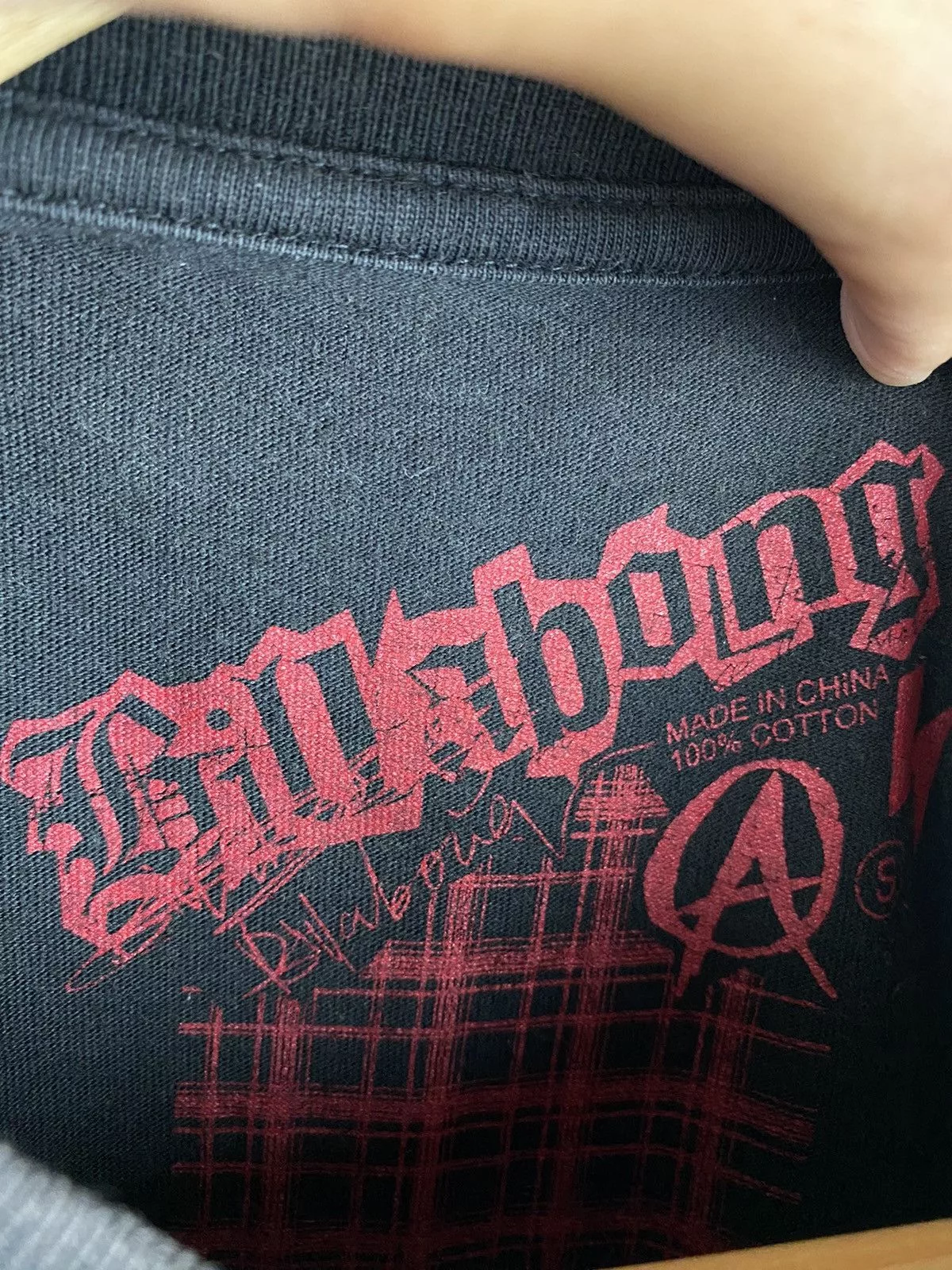 Billabong Short Sleeve T Shirts Billabong × Seditionaries Billabong Anarchy Punk T-shirt Black