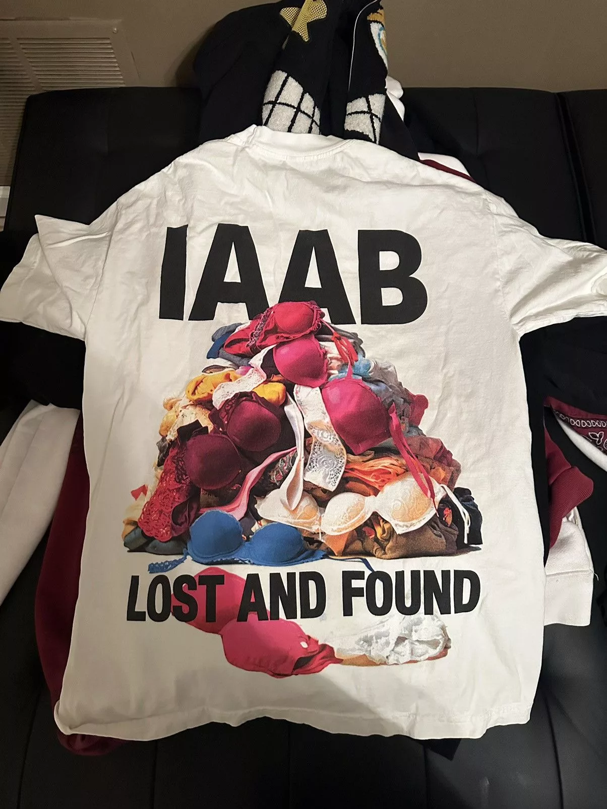 Drake Short Sleeve T Shirts Drake IAAB Merch White