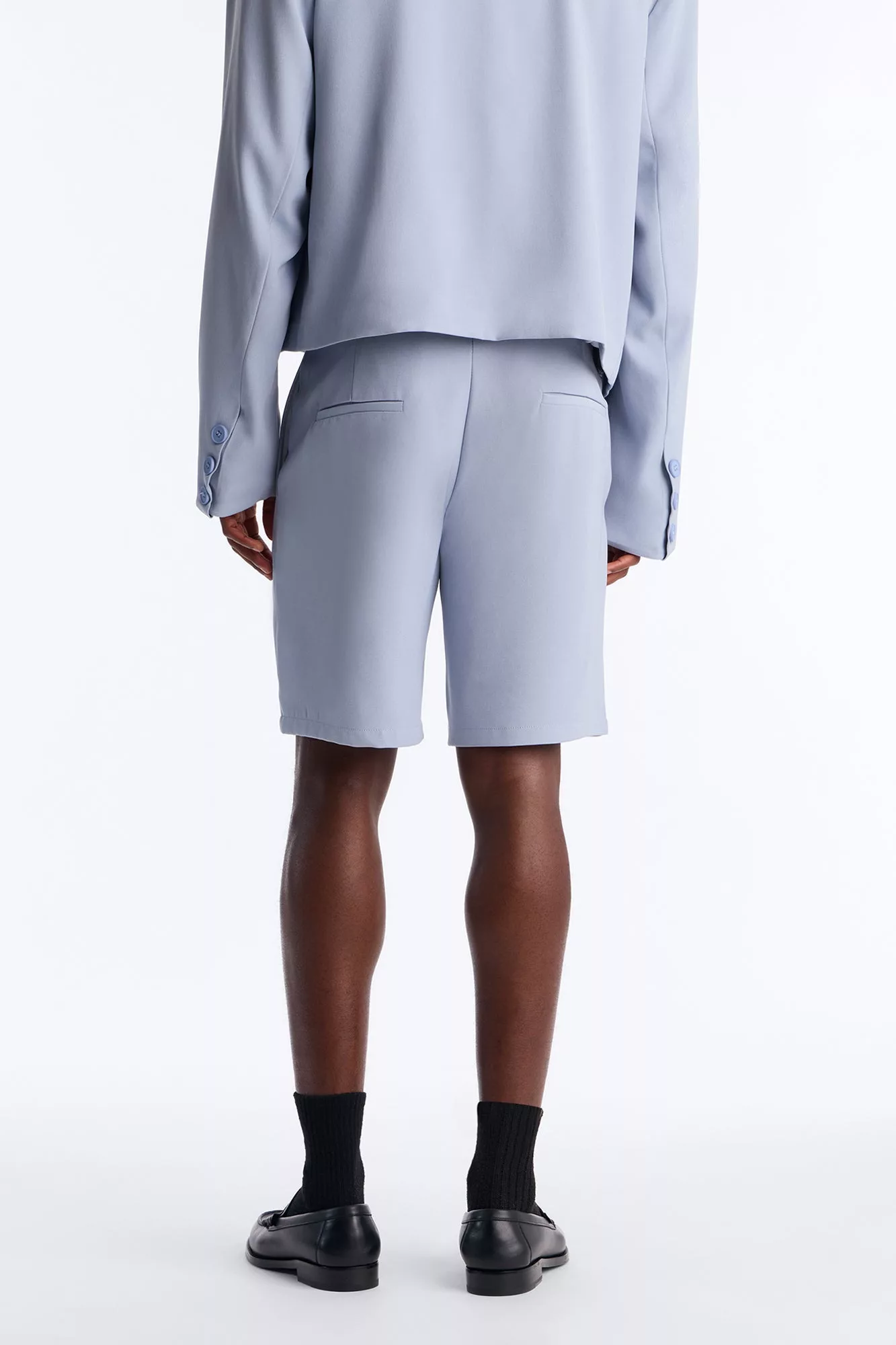 Maison Tailored Belvedere Slim Short - Light Blue