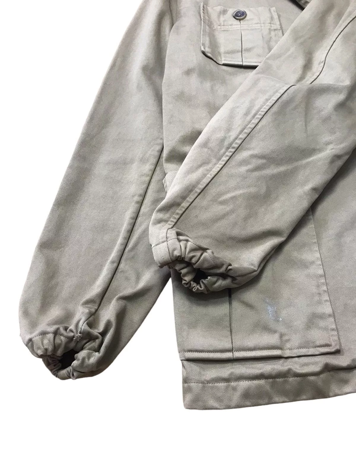 Jil Sander Denim Jackets Jil Sander × Raf Simons Jil Sander Chambray 4 Pocket Lapel Work Jacket Brown Vintage