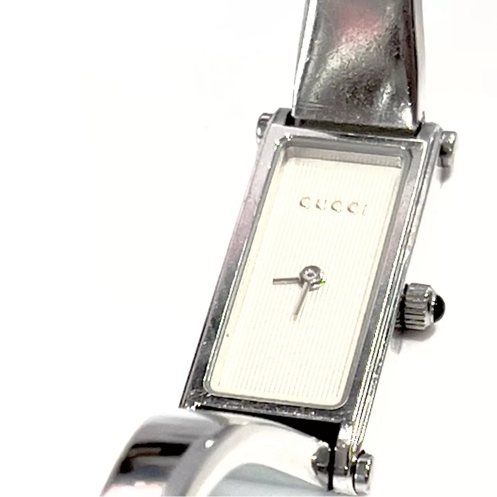 Gucci Watches GUCCI Vintage Stainless Steel 1500L Quartz Wristwatch Silver