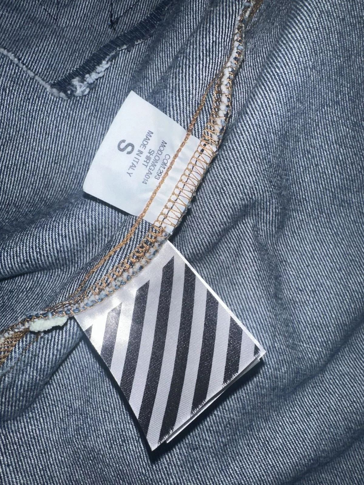 Off-White Denim Jackets Off-White Denim Jacket Blue