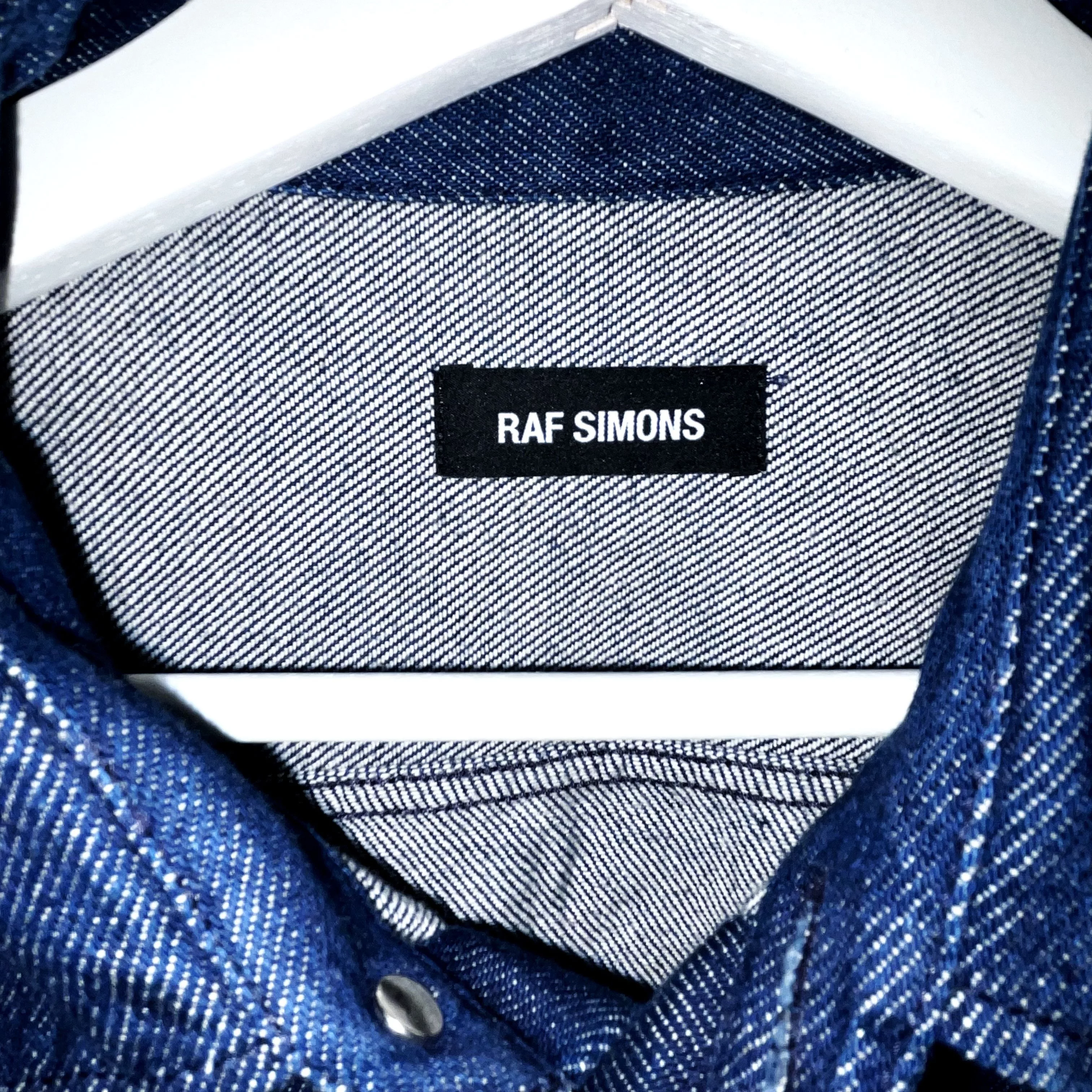 Raf Simons Denim Jackets [Raf Simons] Oversized Jean Jacket Blue