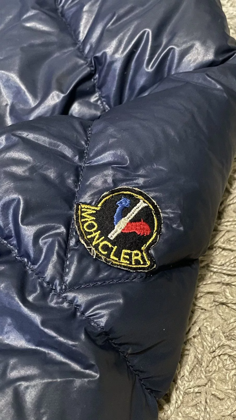 Designer Bombers Designer MONCLER DOWN JACKET Blue