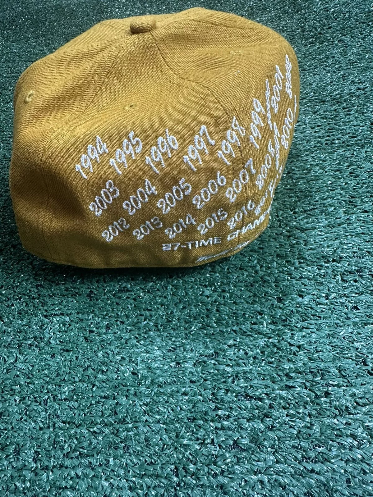 Supreme Hats Supreme championship hat 7 1/2 Gold