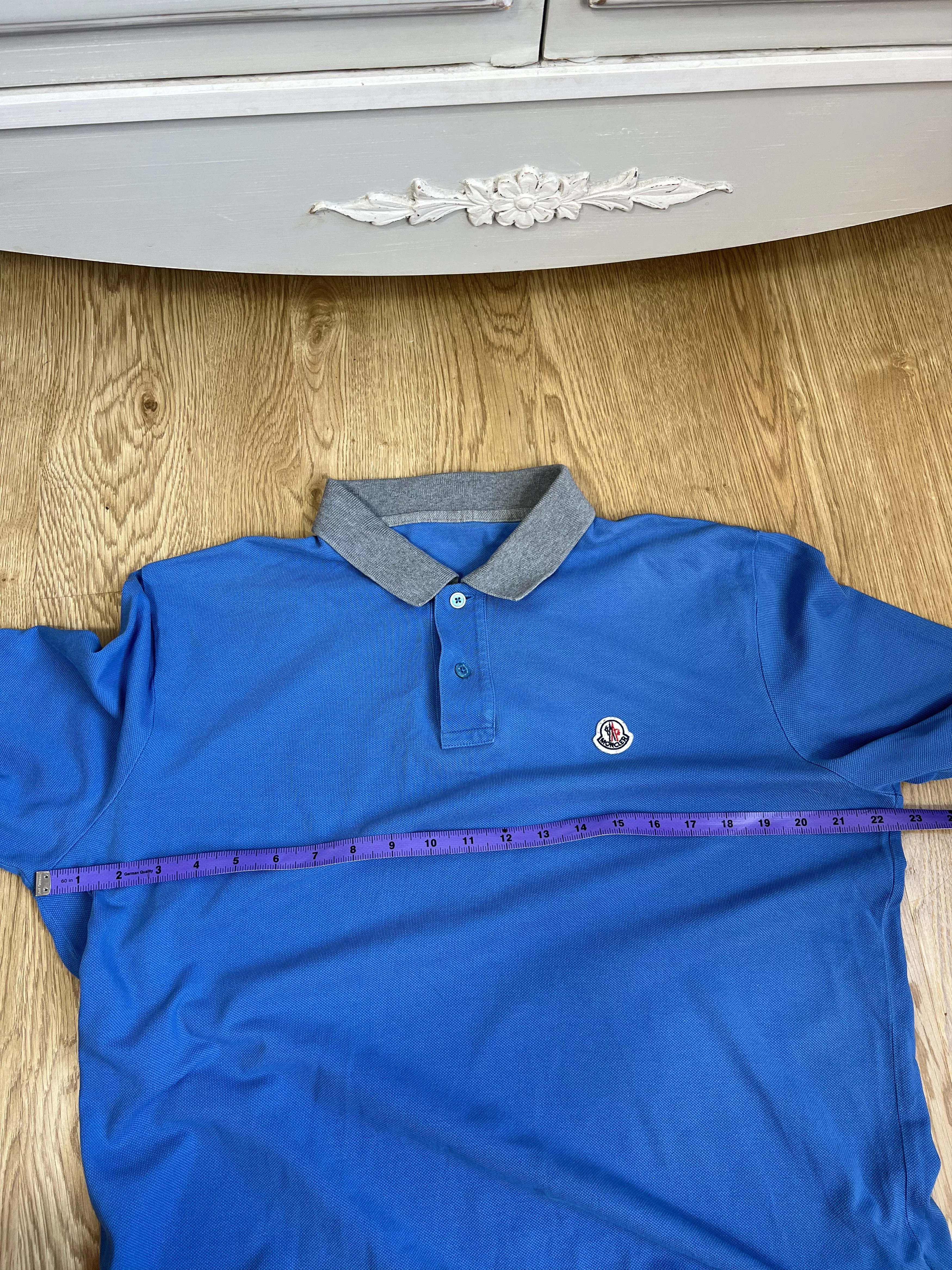 Moncler Long Sleeve T Shirts MONCLER LONGSLEEVE BLUE