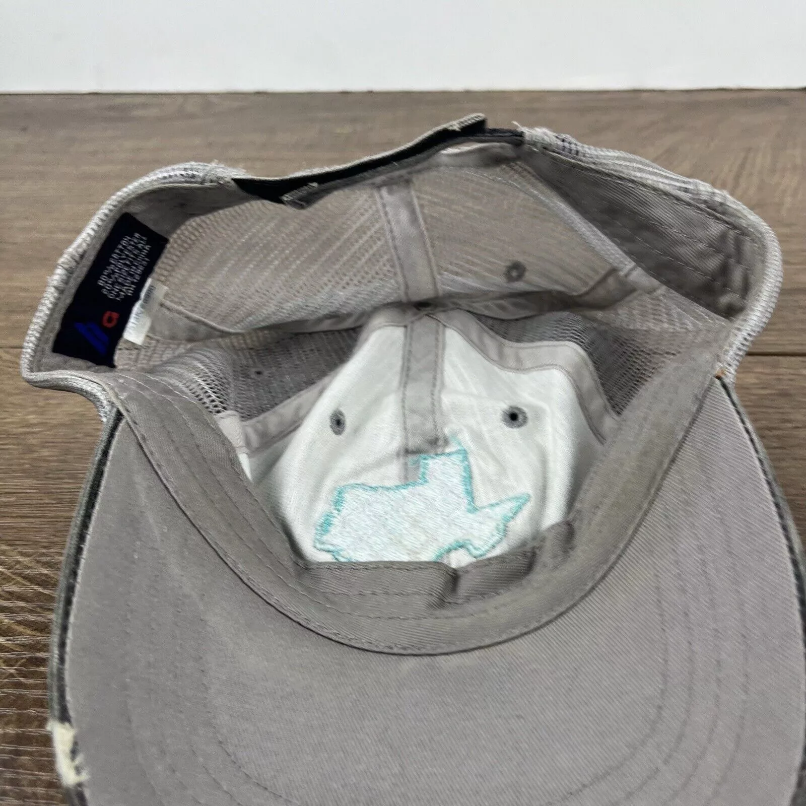 Other Hats Other Texas Hat Texas State Shape Hat Gray Adjustable Hat Gray Adu