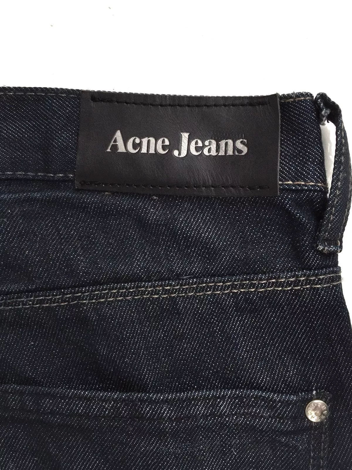 Acne Studios Denim Acne Studios Navy Blue Slim Fit Straight Cut
