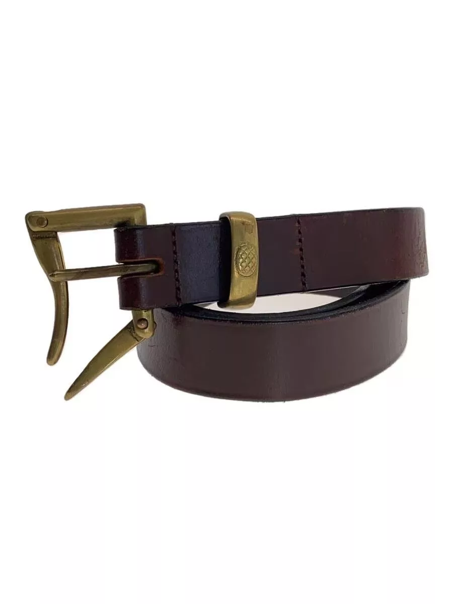 Needles Belts Needles Quick Release Buckle Leather Belt Brown