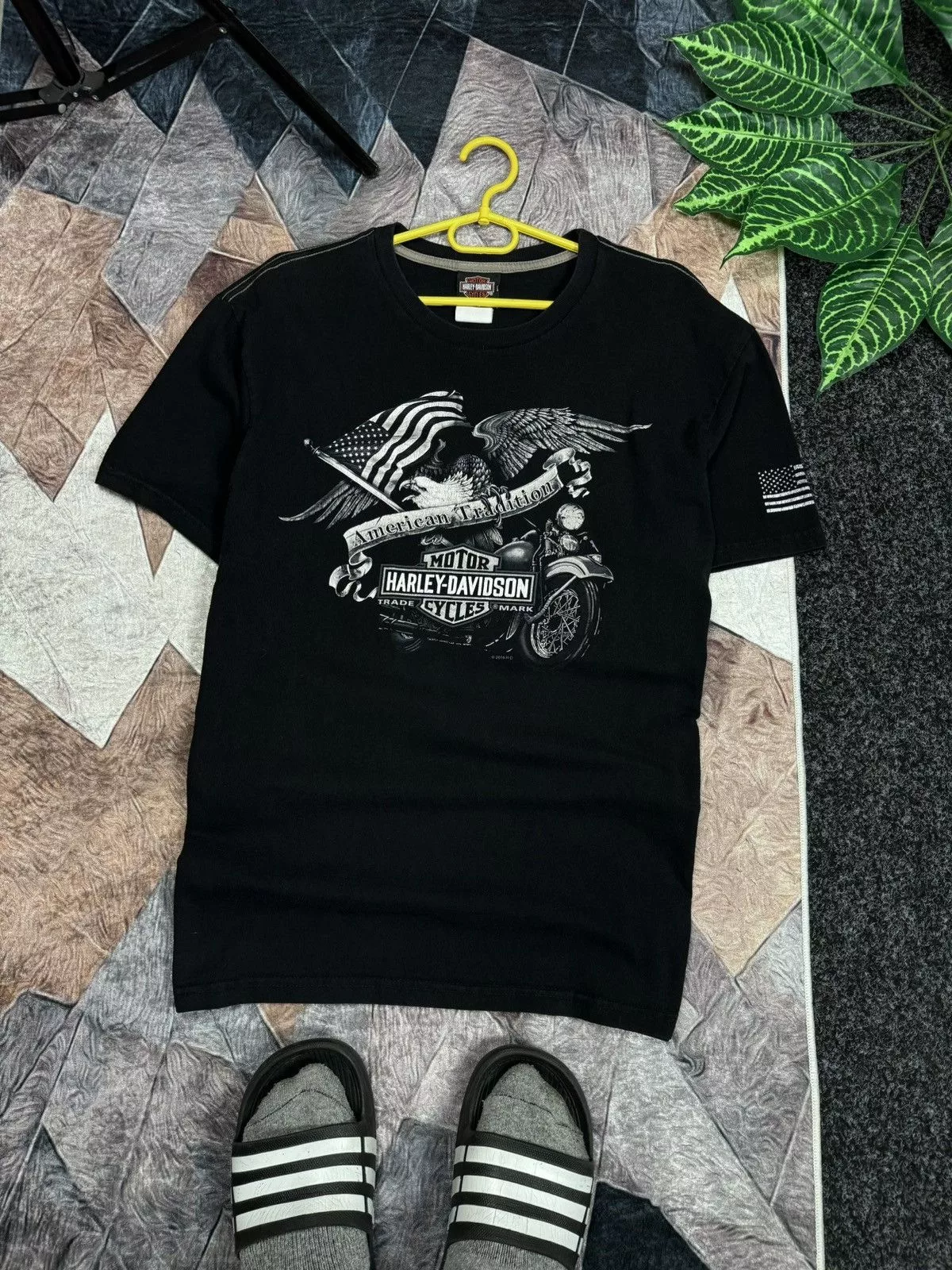 Harley Davidson Jerseys Harley Davidson × Vintage HARLEY DAVIDSON WILD FIRE VILLA PARK SIZE XL Black Streetwear
