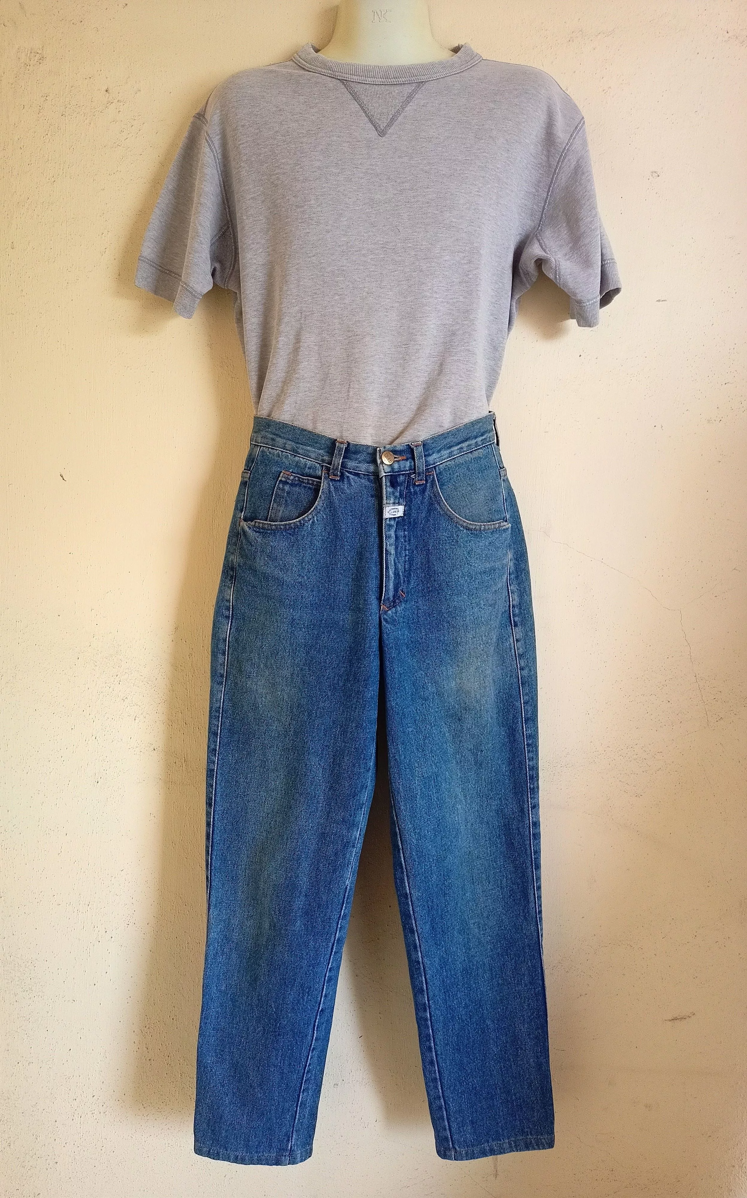 CLOSED Denim CLOSED × Marithe + Francois Girbaud × Vintage Stonewashed Balloon Jeans Tapered Leg W27 L27.5 Blue