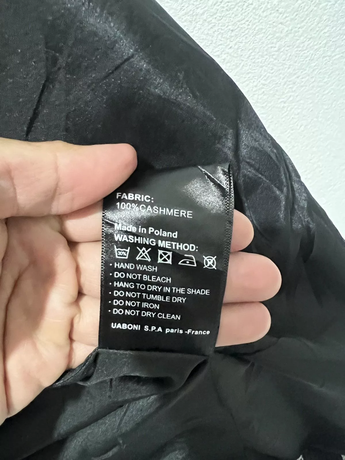 Designer Light Jackets Designer × Other Uaboni Paris Tout Pour la Qualite Blazer Black