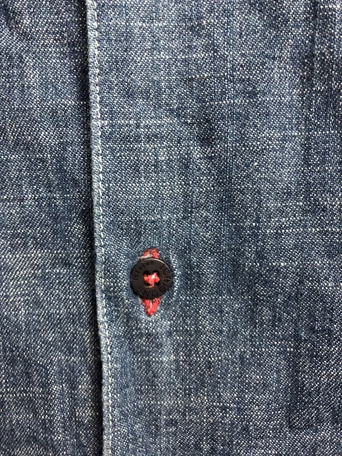 Iceberg Shirts Button Ups ICEBERG Denim Shirt Icejeans Red