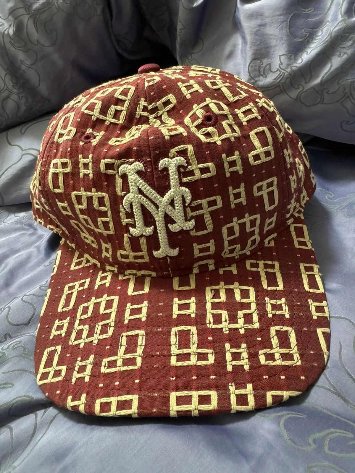 Kith Hats Kith New York Mets Dorby Pickstitch Cap tee ASICS Red
