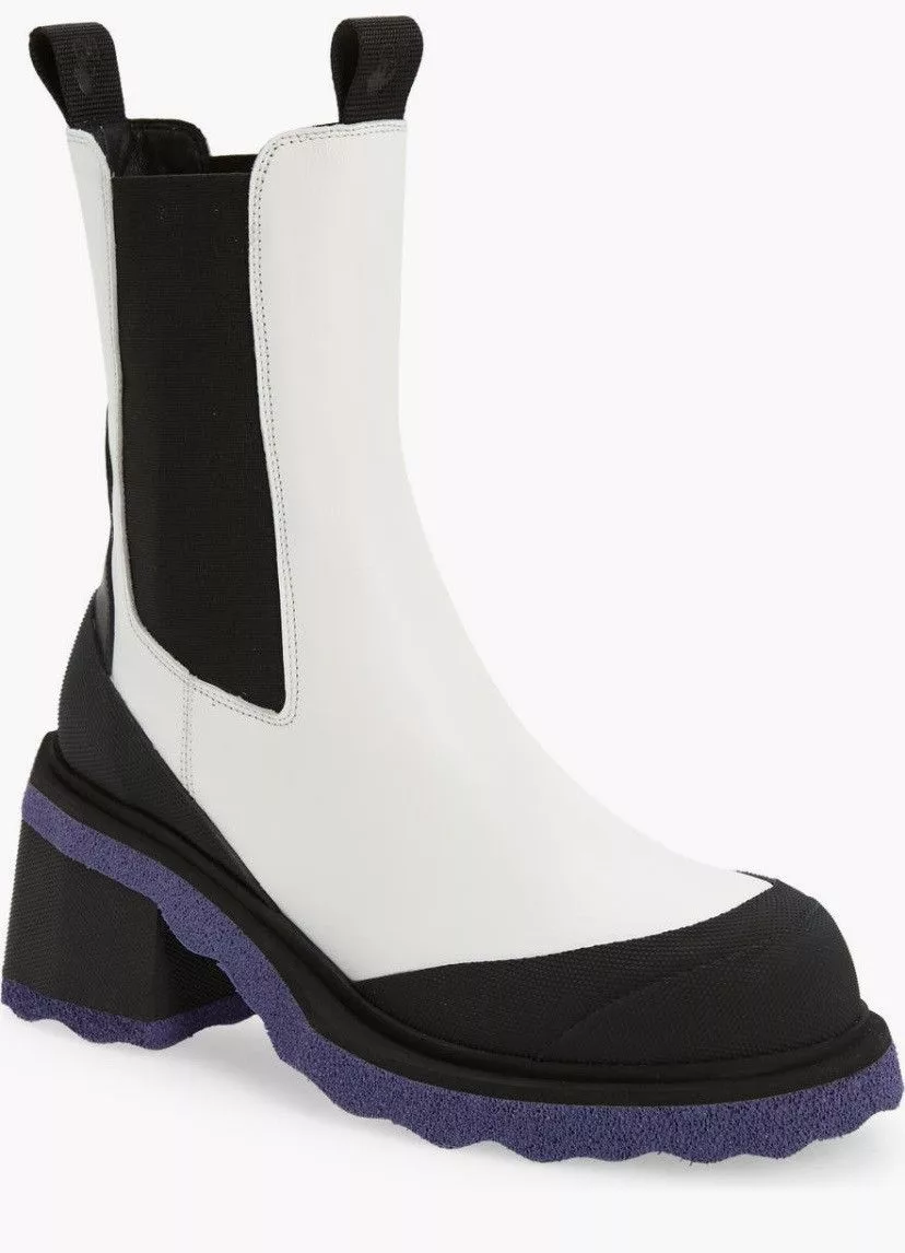 Off-White Boots OFF-WHITE Sponge Sole Chelsea Boot - White Violet size 39 Multi