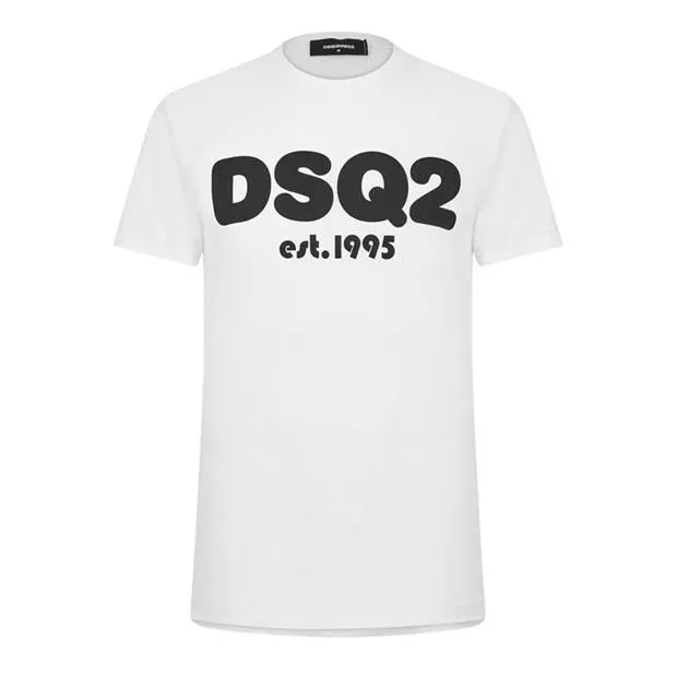 Dsquared2 Short Sleeve T Shirts Dsquared2 o1g2r1mq0424 T-Shirts in White