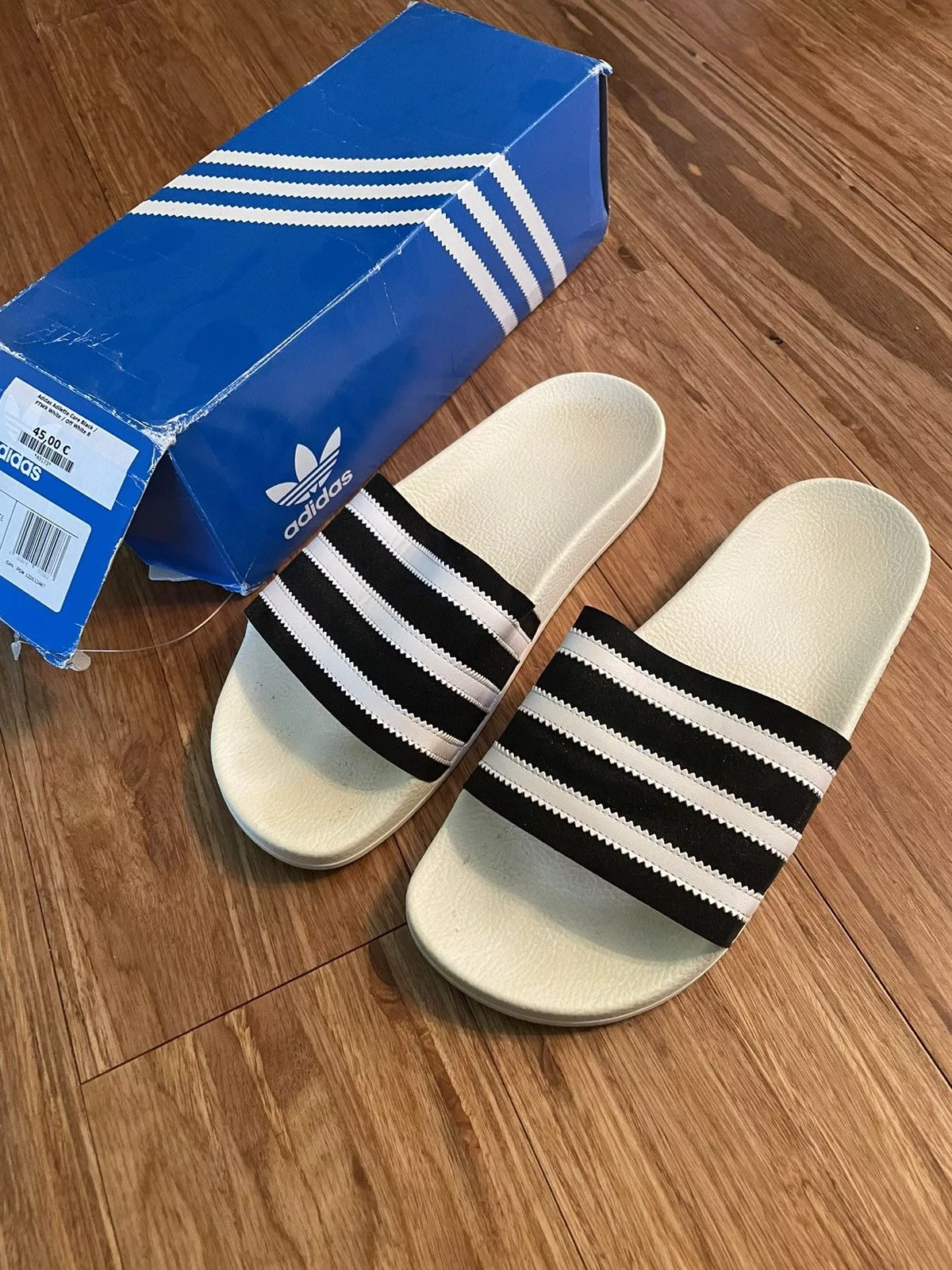 Adidas Sandals Adidas adilette BD7592 OG Jerry Lorenzo White