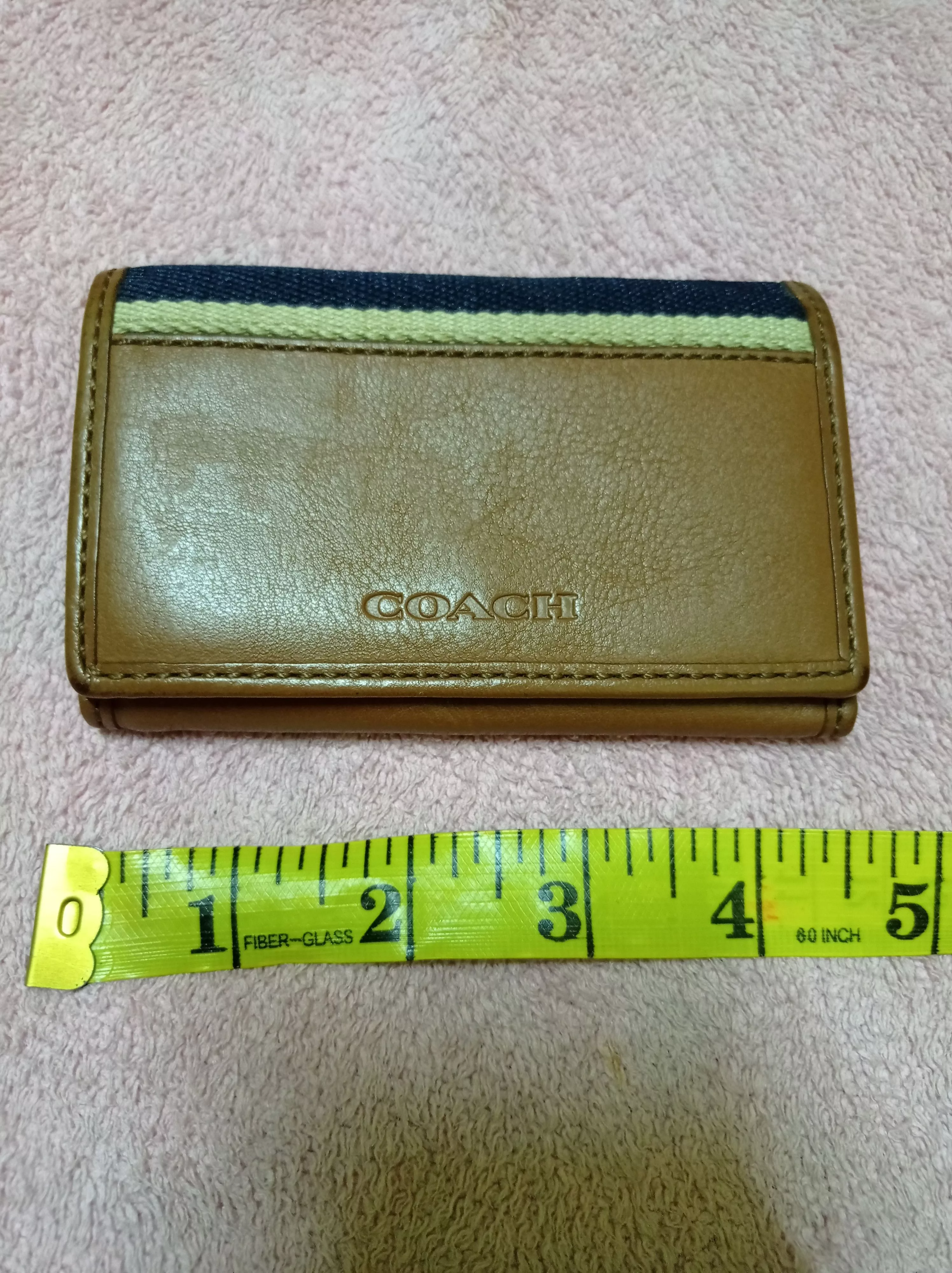 Coach Wallets Coach × Vintage Retro Leather Coach "KEY WALLET" ❌ AUTHENTIC Brown Luxury