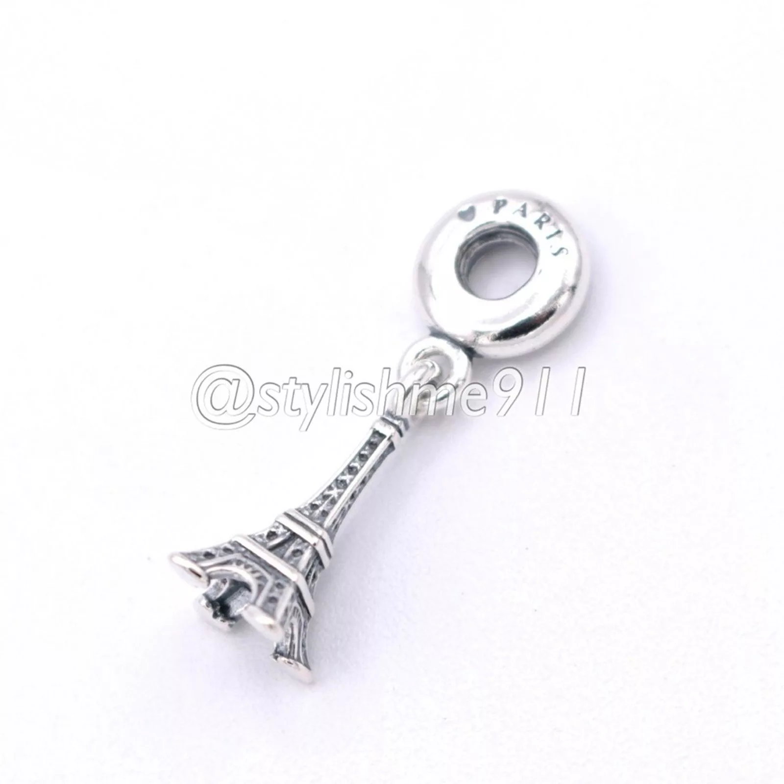 pandora Charms Authentic PANDORA Eiffel Tower Paris Dangle - 791082 Silver