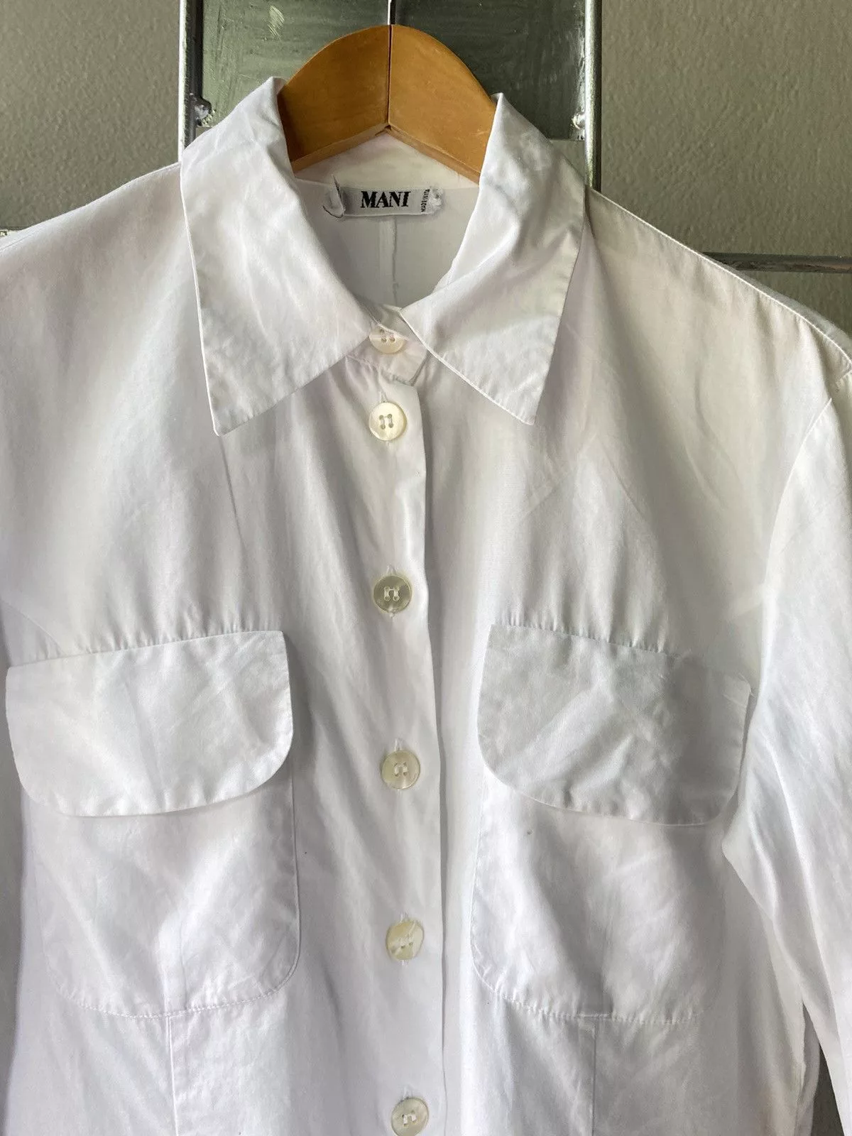 Armani Button Ups Armani Mani white packet shirt