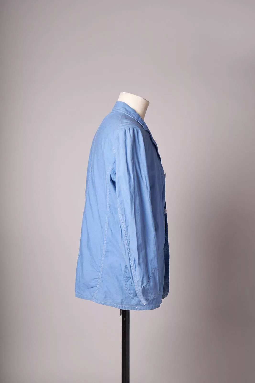 Vintage Light Jackets Vintage 1960s Light Blue Chore Jacket Shirt Workwear