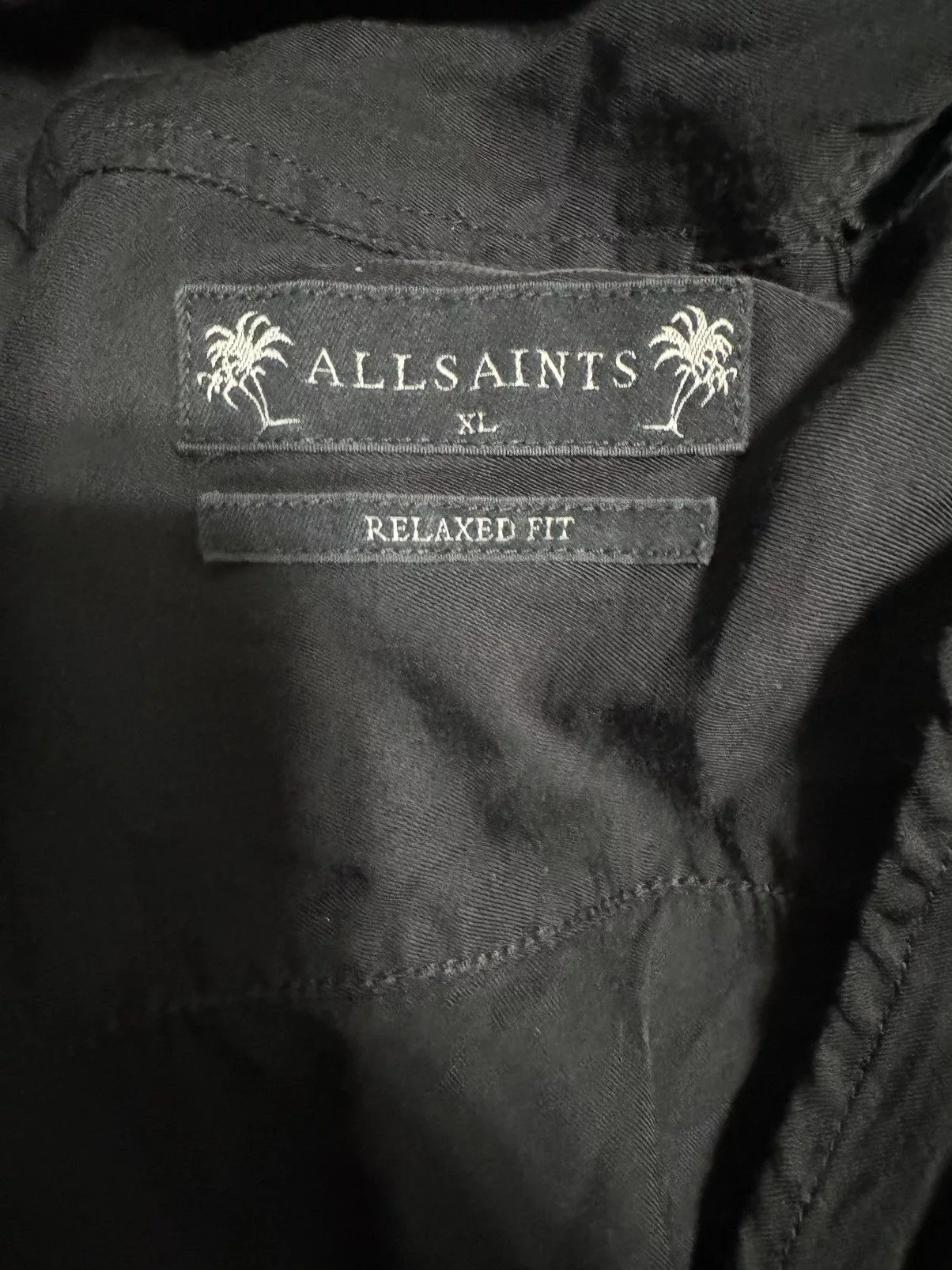 Allsaints Shirts Button Ups Allsaints black disorder button up shirt