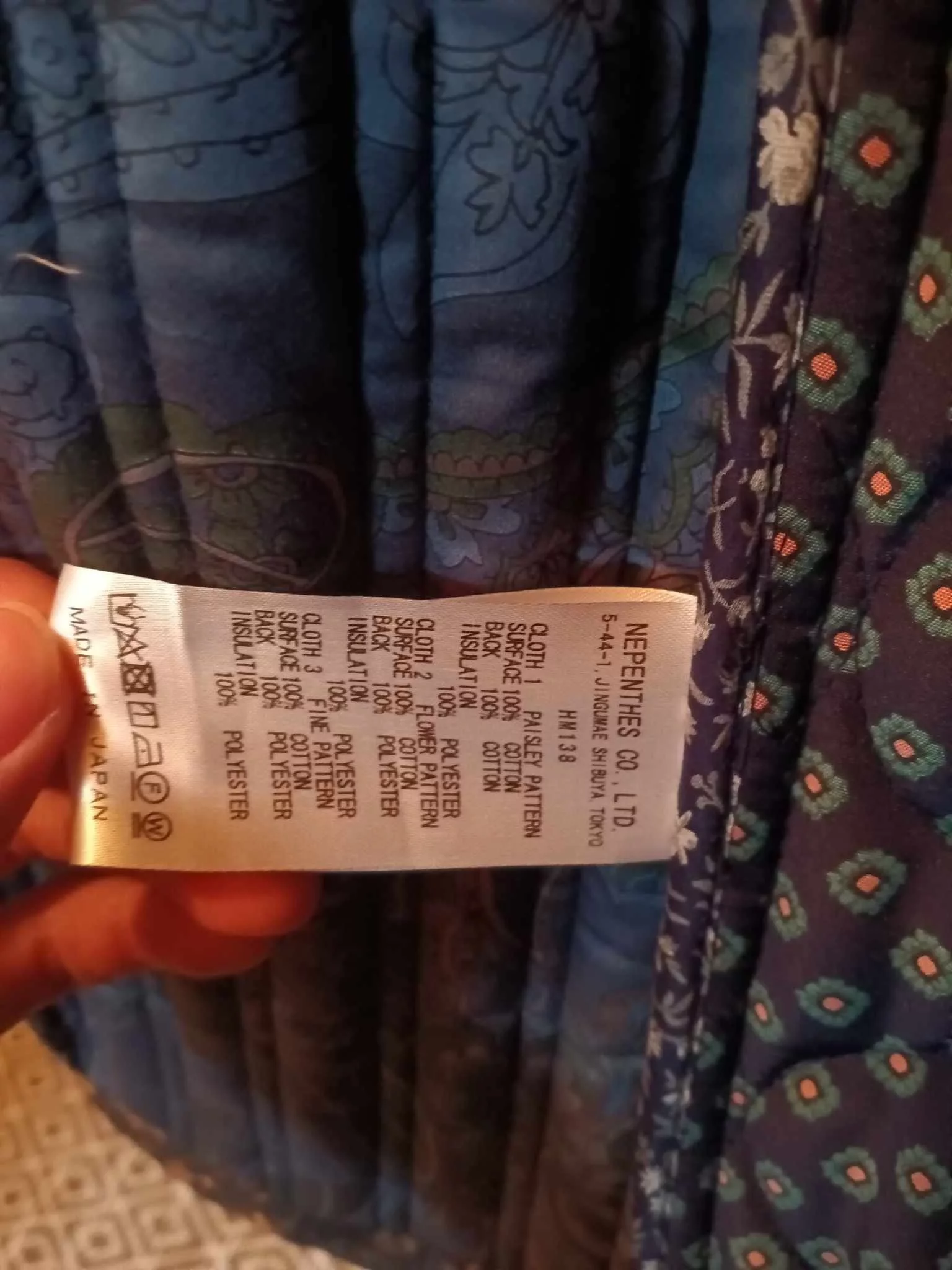 Needles Light Jackets Needles Stitch Quilt Chore Jacket Blue