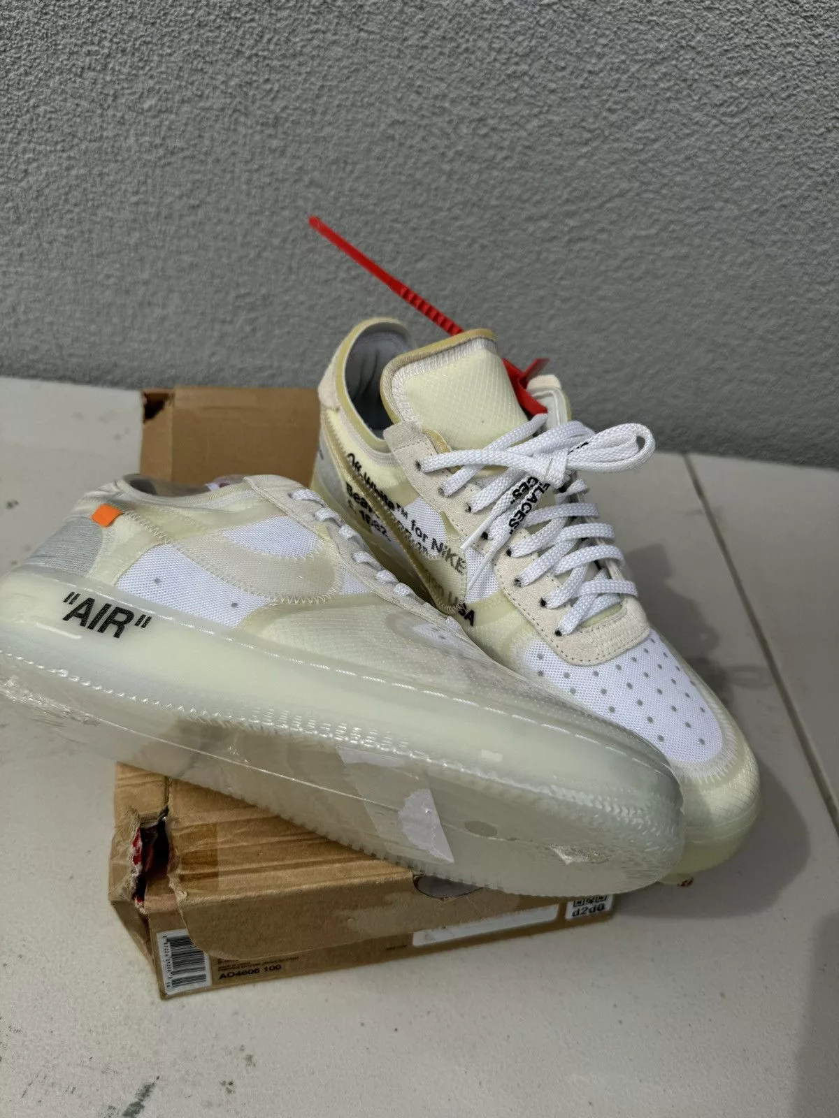 Nike Low Top Sneakers Nike × Off-White Off white Air Force 1