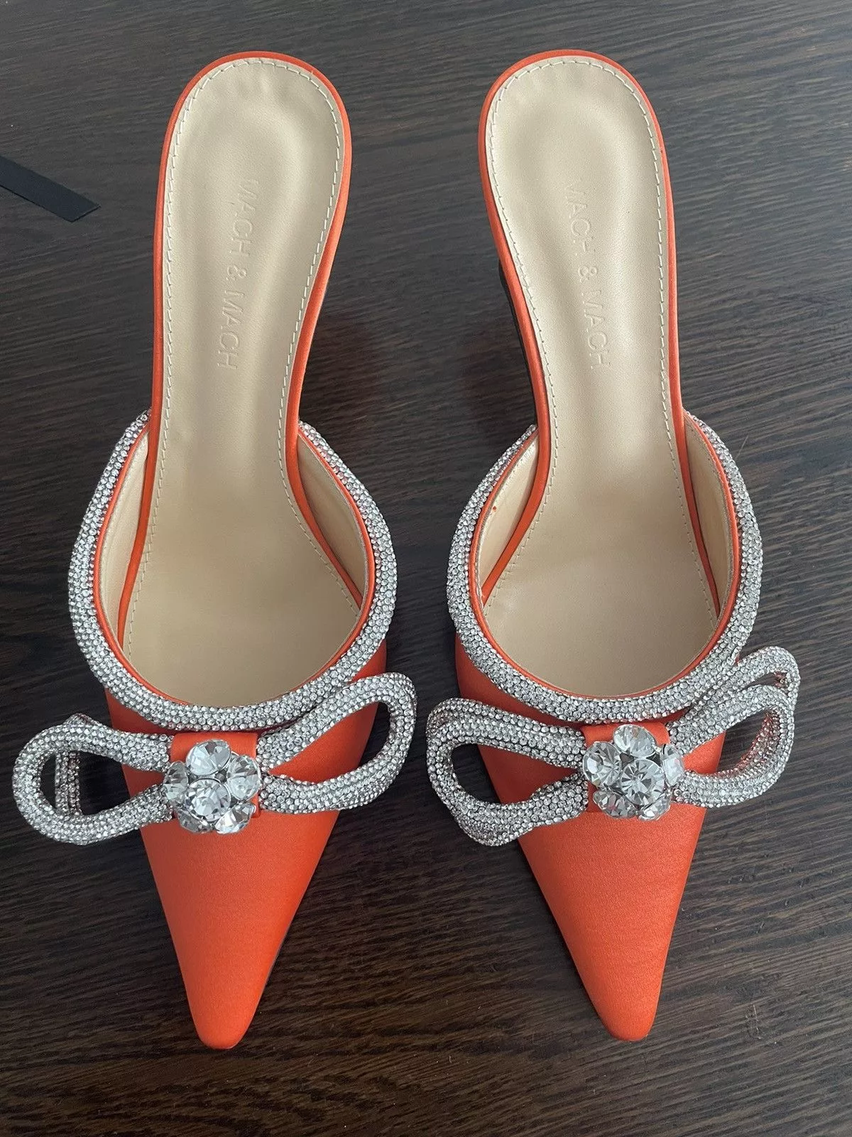 MACH & MACH Mules MACH & MACH Mach&Mach Mules Orange