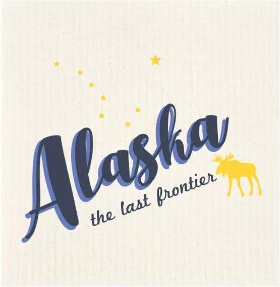Alaska Frontier Swedish Dishcloth